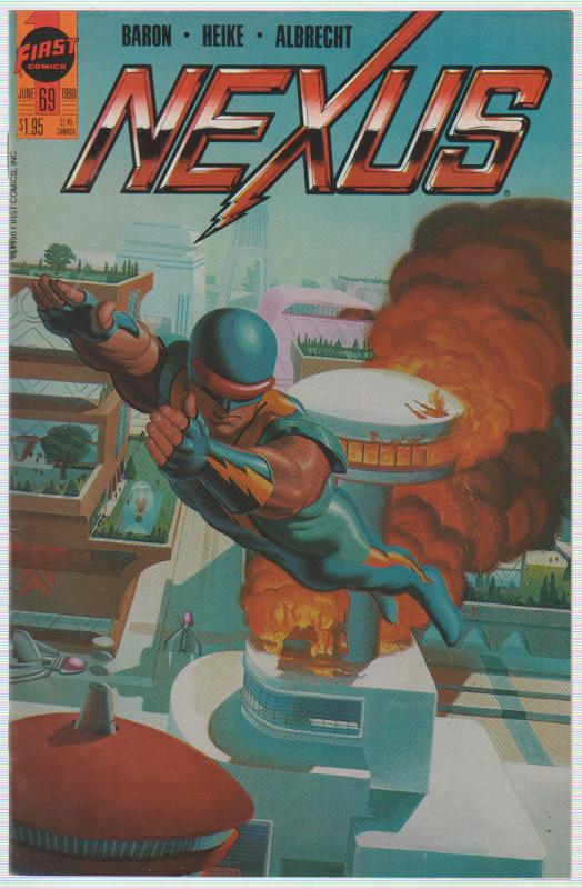 $.99 CENT SALE! - NEXUS #69 -  FIRST COMICS - BAGGED & BOARDED