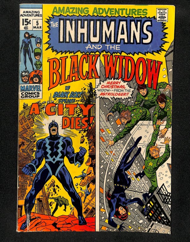 Amazing Adventures #5 Inhumans Black Widow!