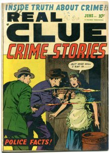 REAL CLUE CRIME STORIES V7 #4, VG/FN, 1952, Golden Age, Pre-code, more in store