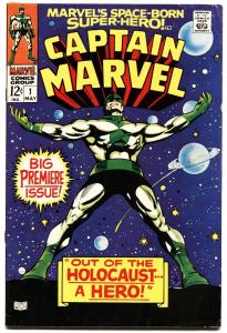 CAPTAIN MARVEL #1-1968-COSMIC MARVEL-HIGH GRADE VF- MCU