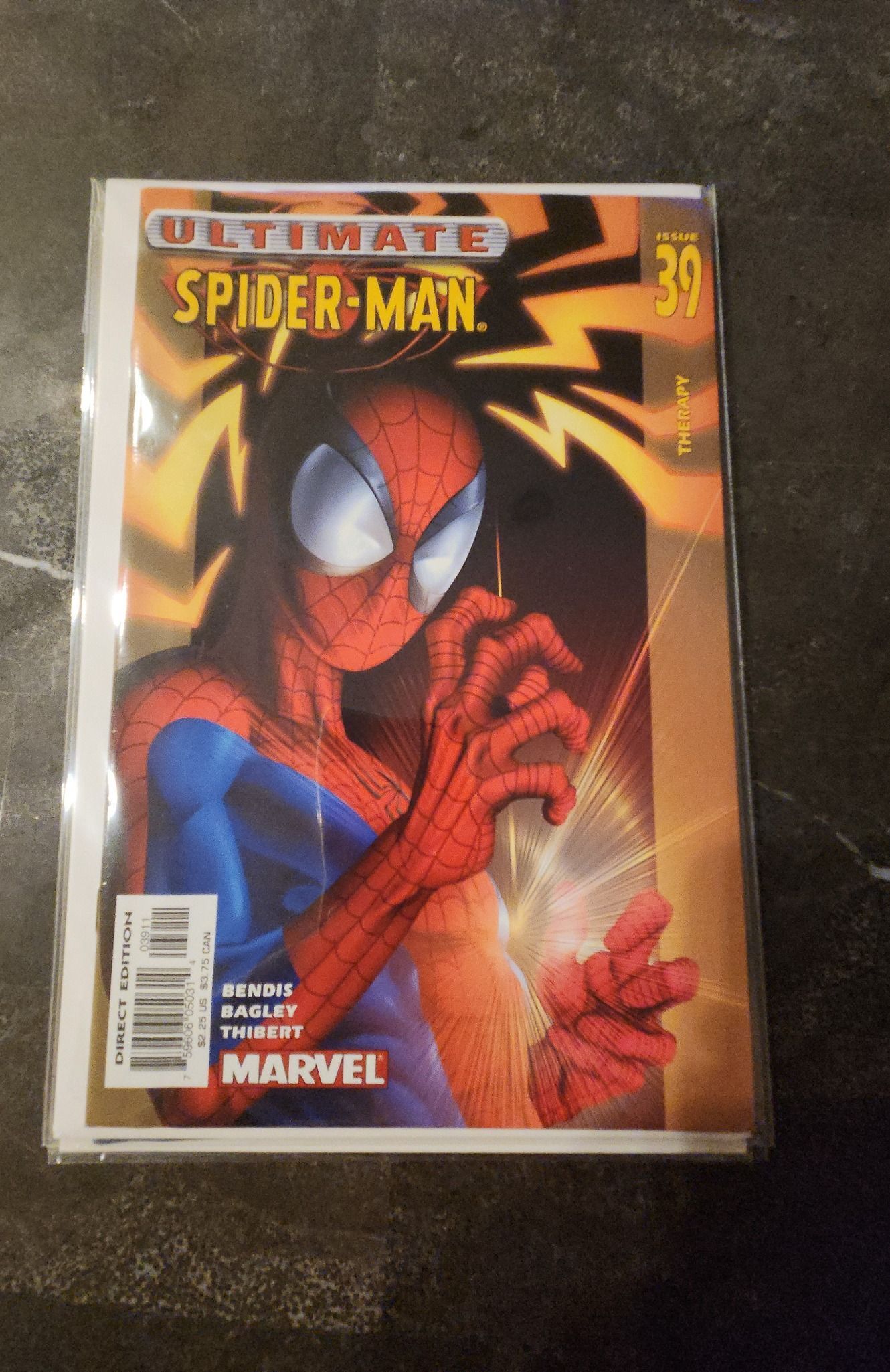 Marvel Ultimate Spider-Man - Issue 39 - Therapy; Bendis, Bagley, Thibert -  Comic