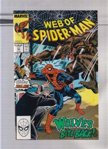 Web Of Spider Man #51 - Alex Saviuk Art! (9.0) 1989