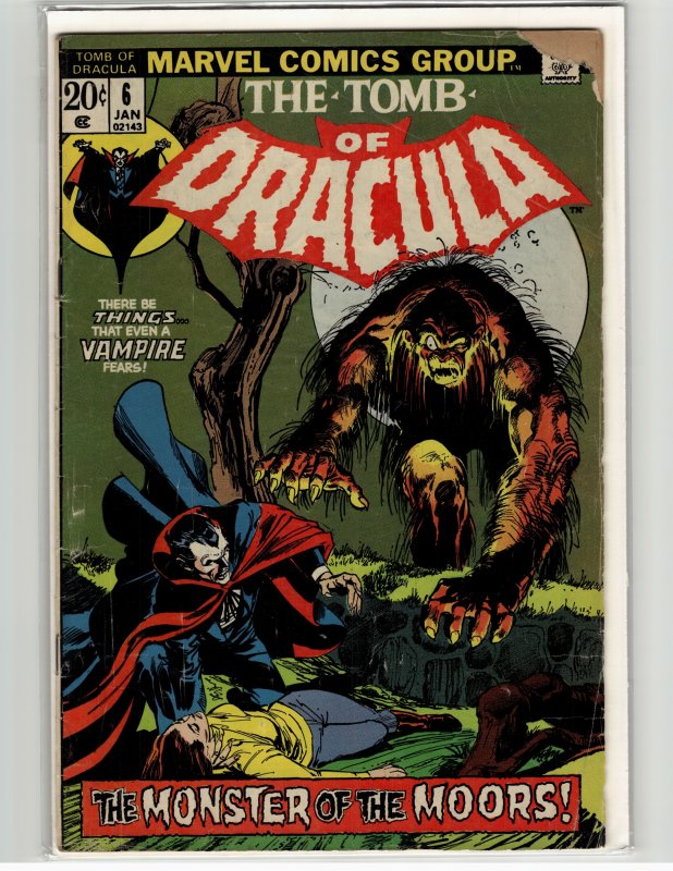 Tomb of Dracula #6 (1973) Tomb of Dracula