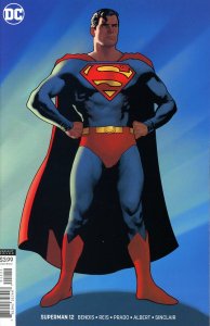 Superman 12  Adam Hughes Variant Cover   9.0 (our highest grade)