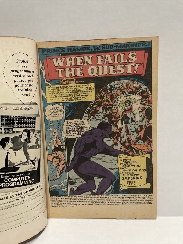 Sub-Mariner King Size Special #2