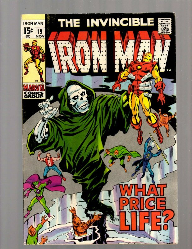 Invincible Iron Man # 19 FN/VF Marvel Comic Book Avengers Hulk Thor Captain JK7