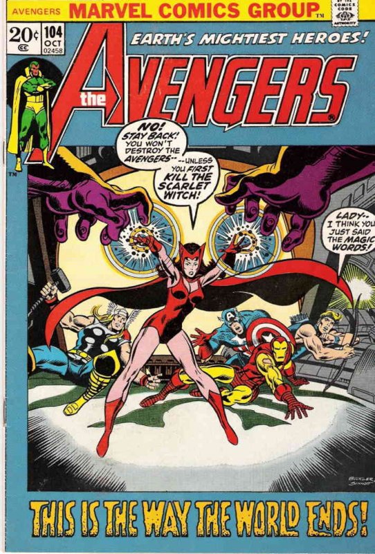 Avengers, The #104 VG ; Marvel, low grade comic Scarlet Witch