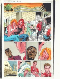 Spider-Man Unlimited #19 p.26 Color Guide Art - MJ - 1998 by John Kalisz