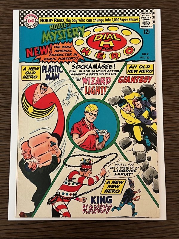 House of Mystery #160 (1966). FN. 1st S.A. app Plastic Man!