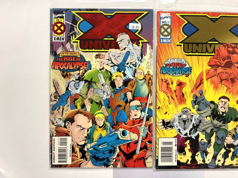 2 X Universe Marvel Comic Books # 1 2 Avengers Defenders Spiderman Thor 110 JS15