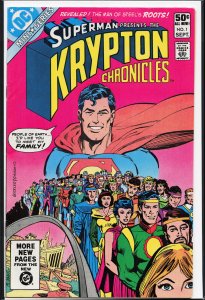 Krypton Chronicles #1 Direct Edition (1981) Wonder Woman
