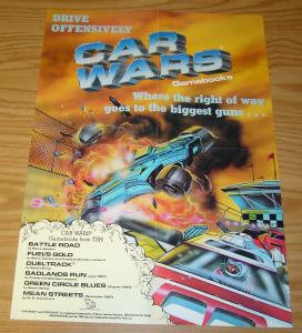 Car Wars Gamebooks Poster - 21 x 15 TSR steve jackson games 1987