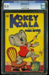 KOKEY KOALA #1-CGC 8.0-1952 2ND HIGHEST GRADED-SOUTHERN STATES 1161206013