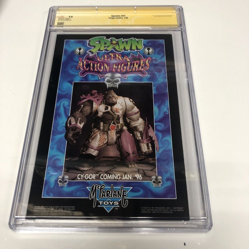 Spwan (1996) # 41 (CGC 9.8 SS) Signed Greg Capullo • Image Comics•Todd Mcfarlane