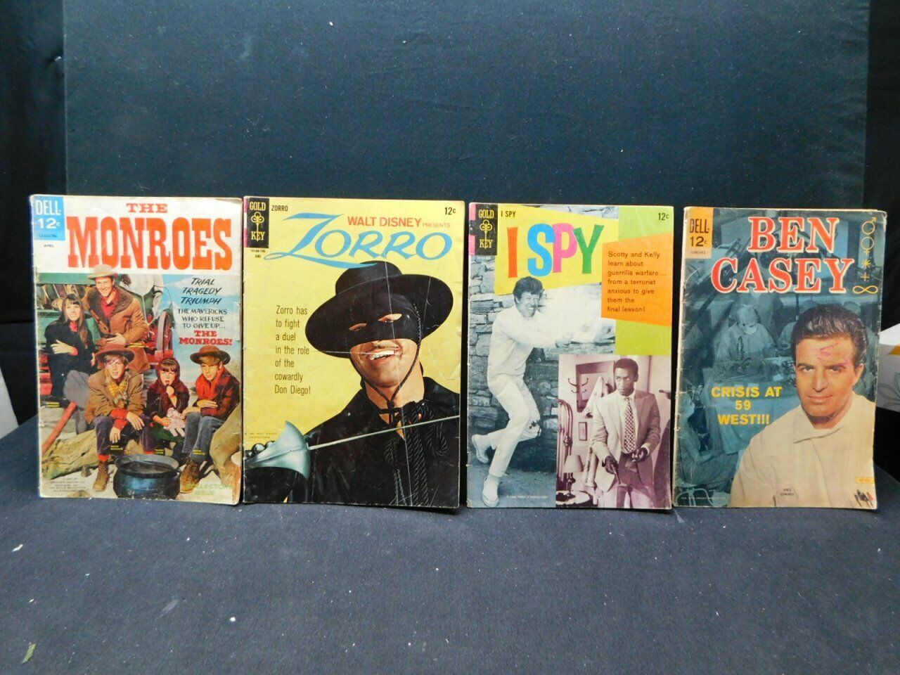 1960 S Tv Shows Gold Key Silver Age Lot I Spy The Monroes Zorro Ben Casey Comic Books Modern Age Zorro Hipcomic