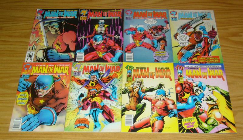 Man of War #1-8 VF/NM complete series + (4) variants - protectors spinoff set