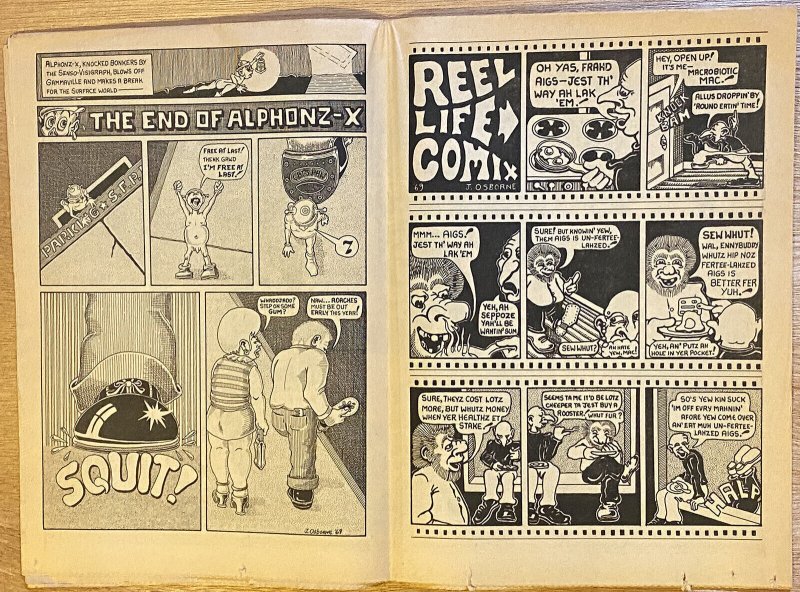 YELLOW DOG #11/12 - 5.5, OW-W - Tabloid - Comix - 1st print - Crumb - Bodé