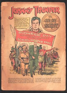 All American Western #111 1949-DC-Johnny Thunder-Foley of Fighting 5th-1 page...