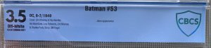 Batman #53 (1949) CBCS 3.5 -- Joker app; Bill Finger & Bob Kane story - Like CGC