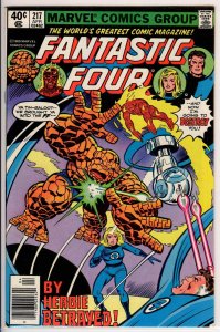 Fantastic Four #217 Newsstand Edition (1980) 7.0 FN/VF