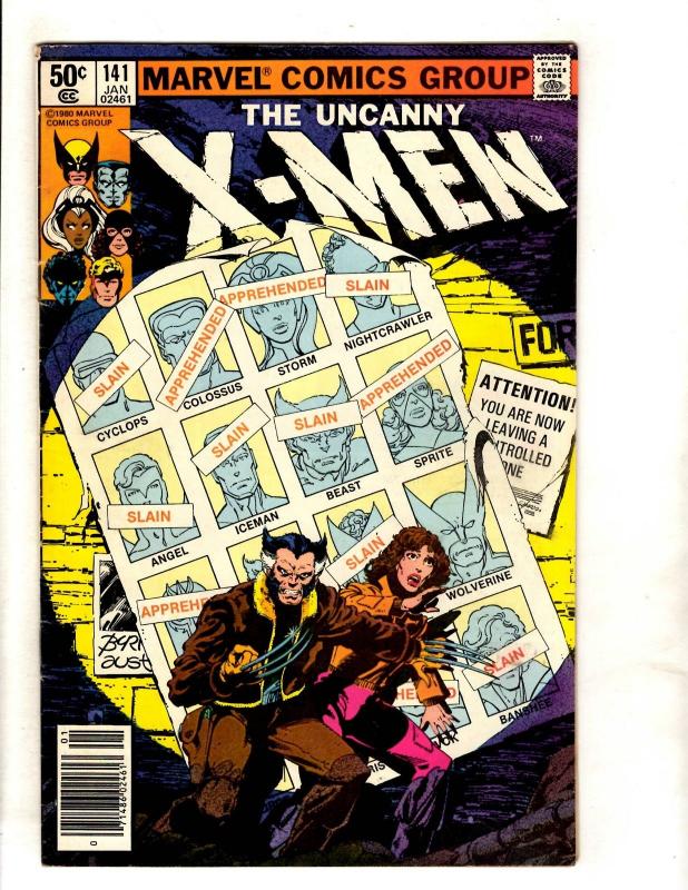 Uncanny X-Men # 141 FN Marvel Comic Book Wolverine Magneto Storm Cyclops J325