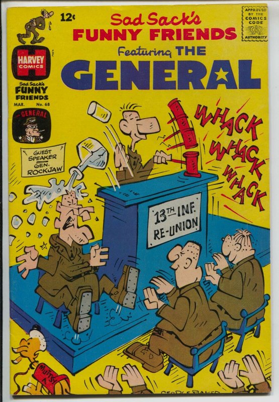 Sad Sack's Funny Friends #68 1967-Harvey-The General-VF