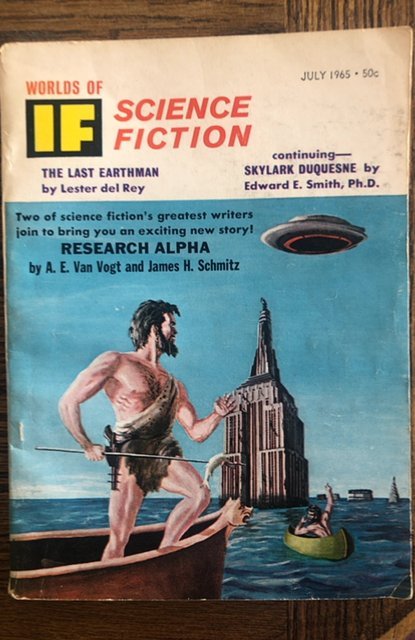 World of IF science fiction Mag,July 1965,good