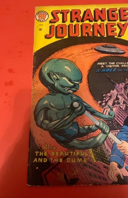 STRANGE JOURNEY 2  AJAX FARRELL FLYING SAUCER CVR SILVER AGE Mid Grade