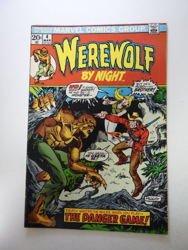 Werewolf by Night #4 (1973) VF- condition