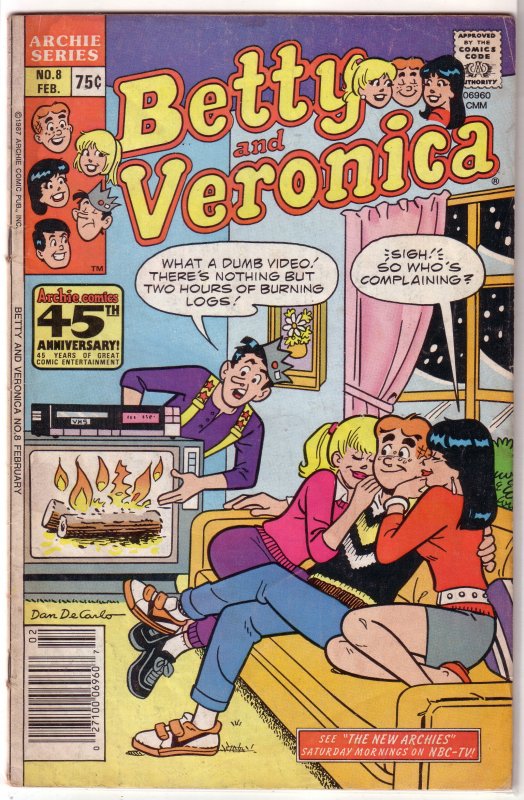 Betty and Veronica   vol. 2   #  8 GD