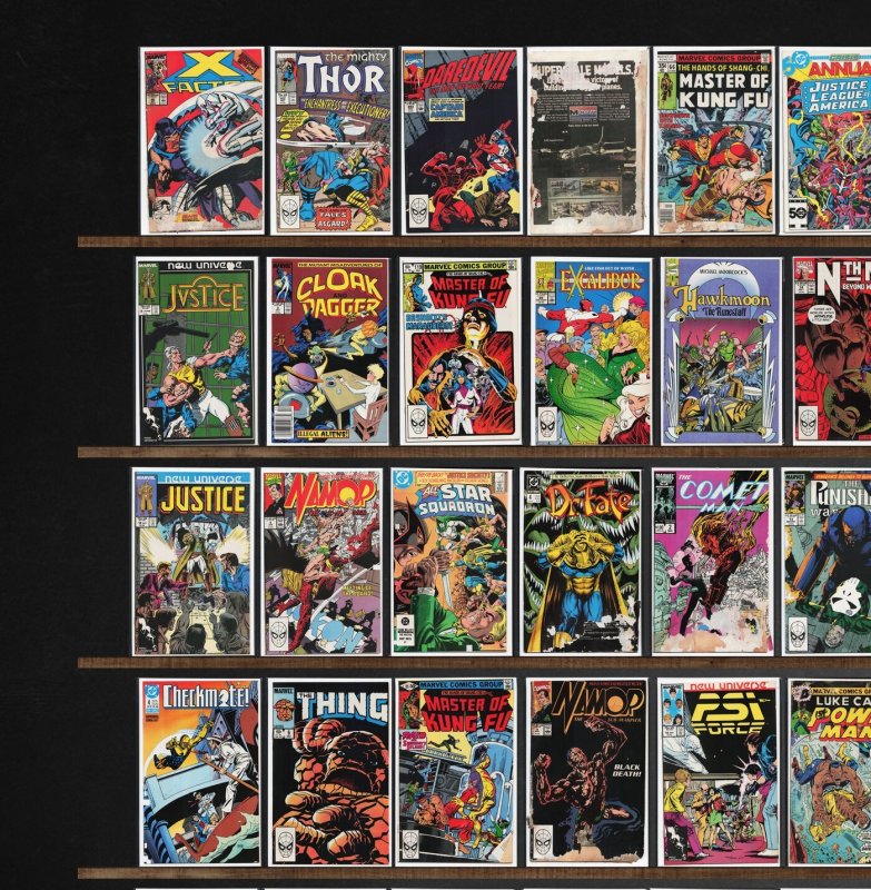 Huge Lot 150+ Comics with Captain America, Justice, Daredevil & More!