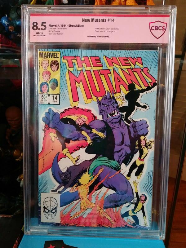 The New Mutants #14 (Marvel) Illyana Rasputin joins - Mandrake sig not CGC -key