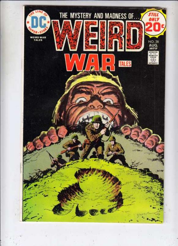 Weird War Tales #28 (Aug-74) VF+ High-Grade 