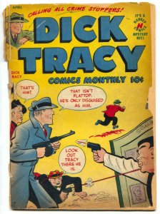 Dick Tracy #26 1950- Chester Gould low grade glued comic