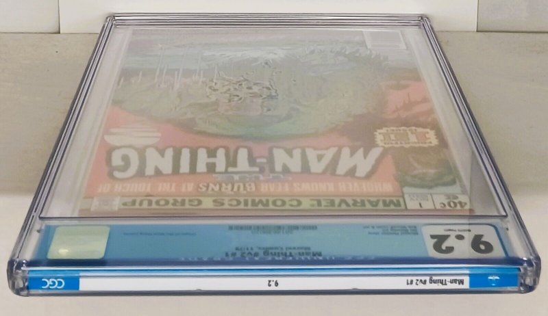 MAN-THING #1 Vol 2 CGC 9.2 White Pages Newsstand Edition Marvel Comics MCU