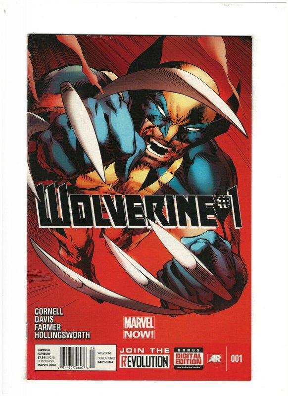 Wolverine #1 VF 8.0 Newsstand Marvel Comics 2013 Alan Davis