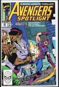 Avengers Spotlight #30 (1990) Hawkeye