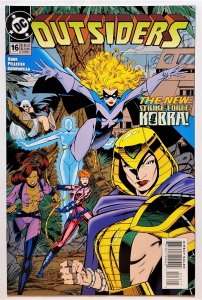 Outsiders (2nd Series) #16 (March 1995, DC) VF/NM