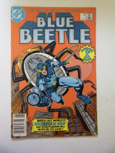 Blue Beetle #1 (1986) FN- Condition stain fc