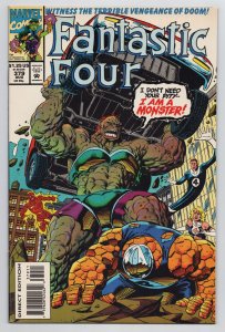 Fantastic Four #379 Doctor Doom | Fearsome Four (Marvel, 1993) FN