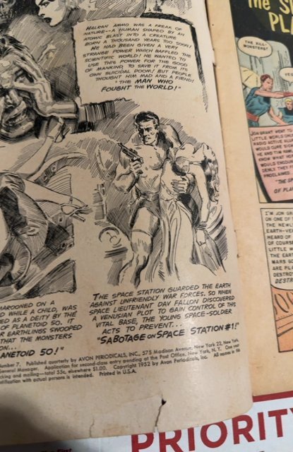 STRANGE WORLDS #7-Horror-1952-AVON-Kinstler-Sci-Fi