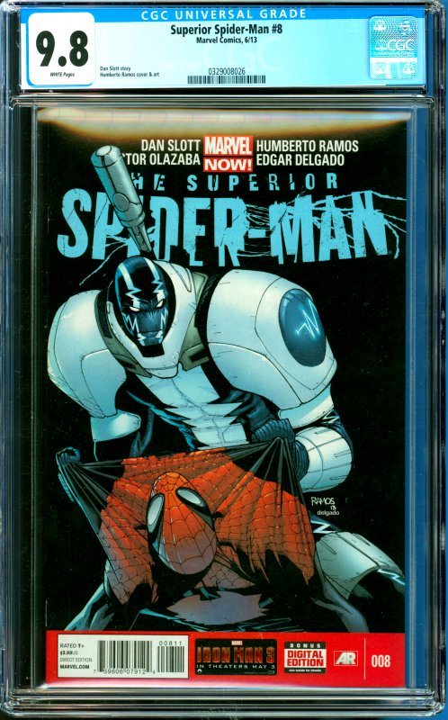 Surperior Spider-Man #8 CGC Graded 9.8