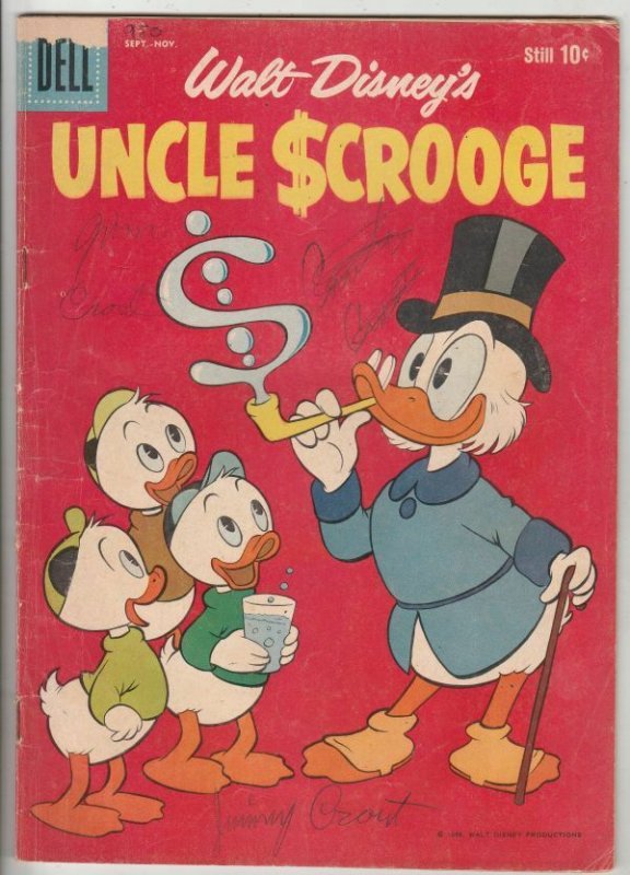 Uncle Scrooge, Walt Disney # 27 Strict GD- Money Champ story with Scrooge