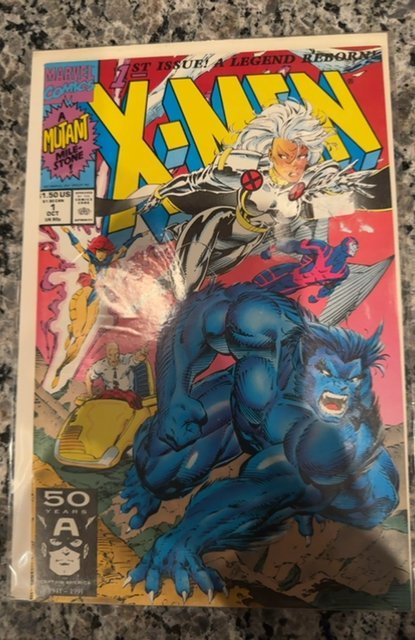 X-Men #1 Storm and Beast Cover (1991)