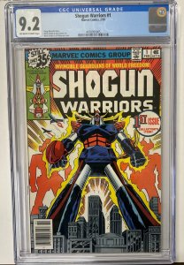 SHOGUN WARRIORS #1 CGC 9.2 (Feb 1979) MARVEL BRONZE AGE COMICS