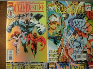 6 MARVEL Comic Book: THE CLAN DESTINE #1 (FOIL COVER) #8 #9 #10 #11 #12