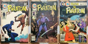 PHANTOM #68, 69, 72 (Charlton 1975) Set of 3 Painted Covers MADAME KHAN, DR NYTE