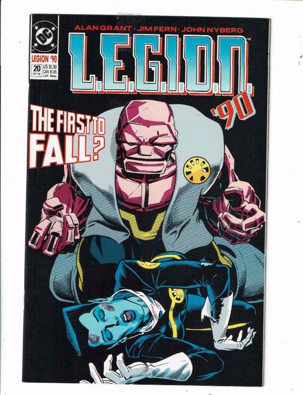 Lot of 6 LEGION '90 DC Comic Books #20 21 27 28 29 30 BH46