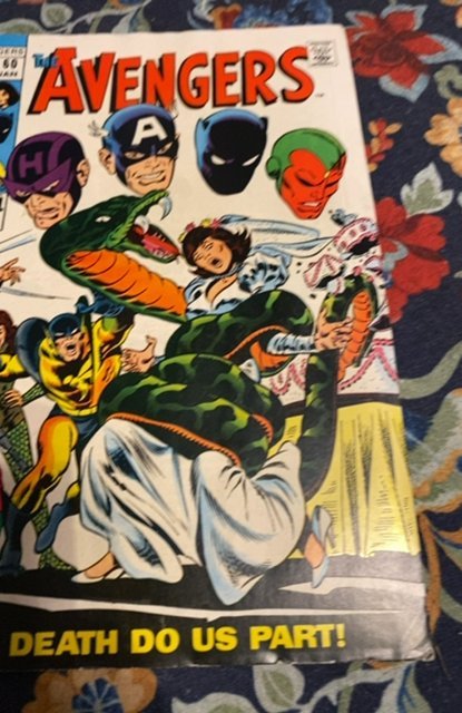 The Avengers #60 (1969)the wasp and Yellowjacket marry