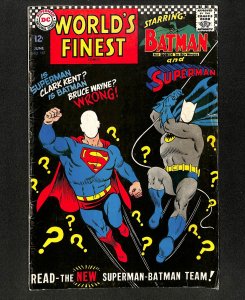 World's Finest Comics #167 Superman Batman!